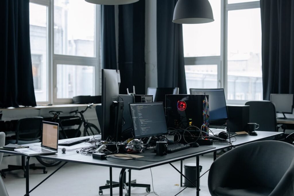 Workstations of a Startup Software Company