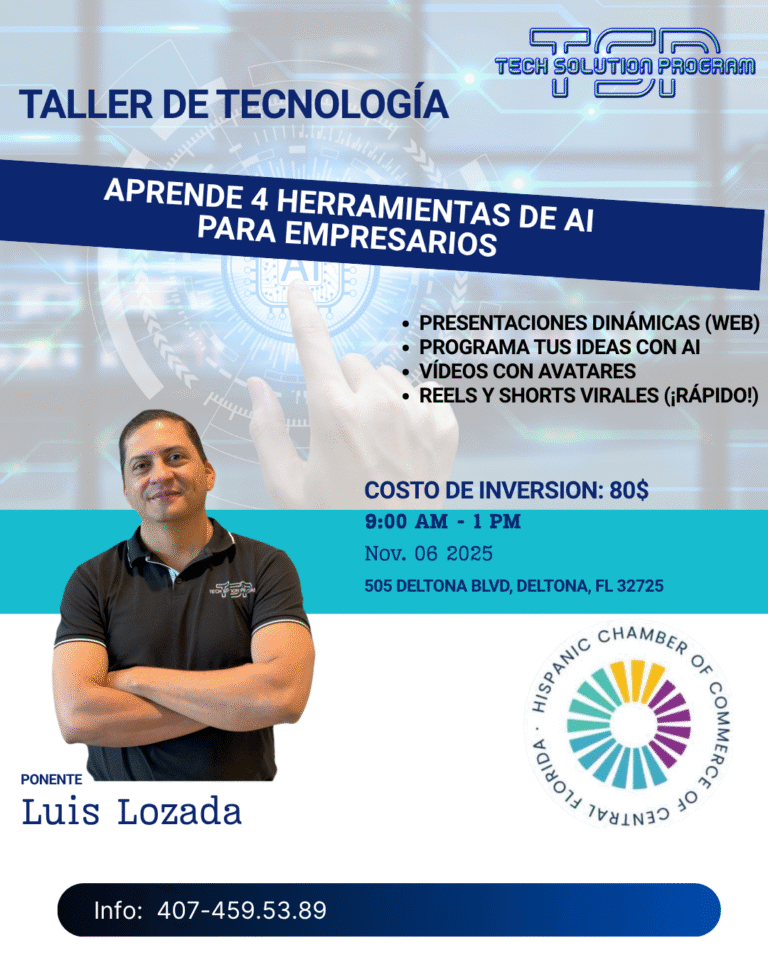 Taller Inteligencia Artificial para Empresarios